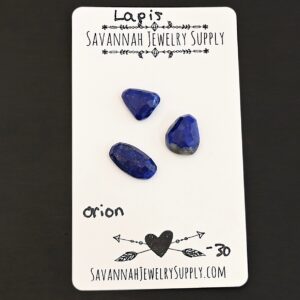 Rose Cut Lapis Cabochons – Orion