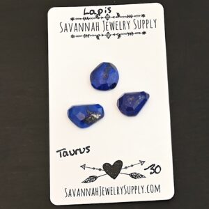 Rose Cut Lapis Cabochons – Taurus