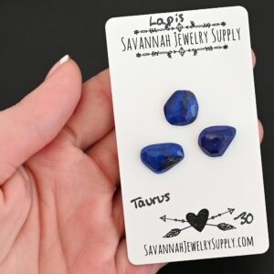 Rose Cut Lapis Cabochons – Taurus