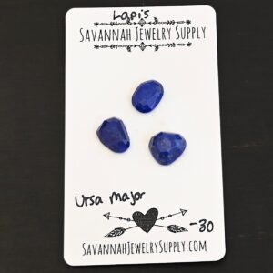 Rose Cut Lapis Cabochons – Ursa Major