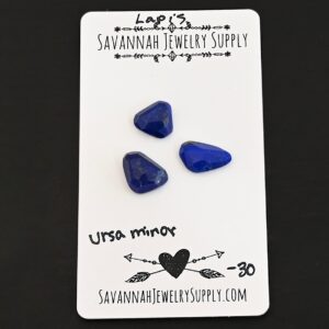 Rose Cut Lapis Cabochons – Ursa Minor