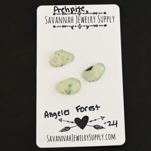 Rose Cut Prehnite Cabochons – Angeles Forest