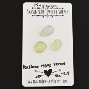 Rose Cut Prehnite Cabochons – Backbone Ridge Forest
