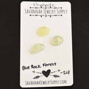 Rose Cut Prehnite Cabochons – Blue Rock Forest