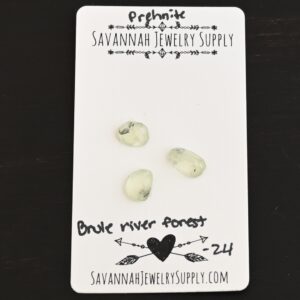 Rose Cut Prehnite Cabochons – Brule River Forest