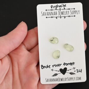 Rose Cut Prehnite Cabochons – Brule River Forest
