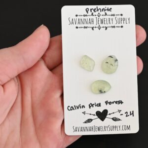 Rose Cut Prehnite Cabochons – Calvin Price Forest