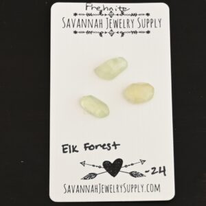 Rose Cut Prehnite Cabochons – Elk Forest
