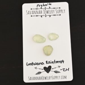 Rose Cut Prehnite Cabochons – Gondwana Forest