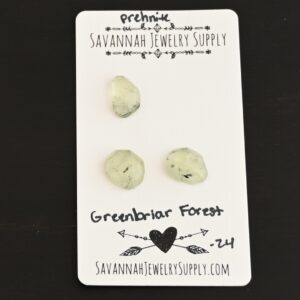 Rose Cut Prehnite Cabochons – Greenbriar Forest