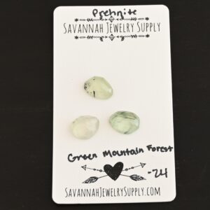 Rose Cut Prehnite Cabochons – Green Mountain Forest
