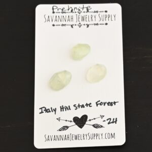 Rose Cut Prehnite Cabochons – Italy State Hill Forest