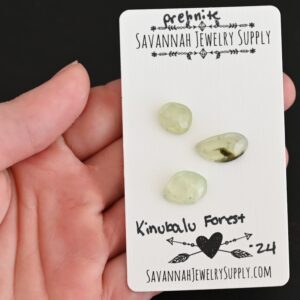 Rose Cut Prehnite Cabochons – Kinabalu Forest