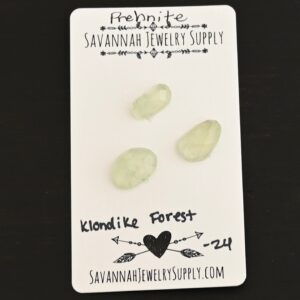 Rose Cut Prehnite Cabochons – Klondike Forest