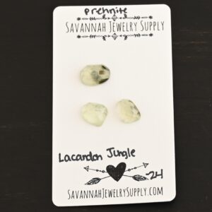Rose Cut Prehnite Cabochons – Lacandon Jungle