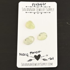 Rose Cut Prehnite Cabochons – Mau Forest