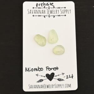 Rose Cut Prehnite Cabochons – Miombo Forest