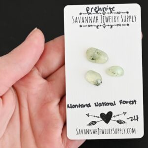 Rose Cut Prehnite Cabochons – Montana National Forest