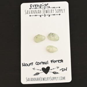 Rose Cut Prehnite Cabochons – Mount Carmel Forest