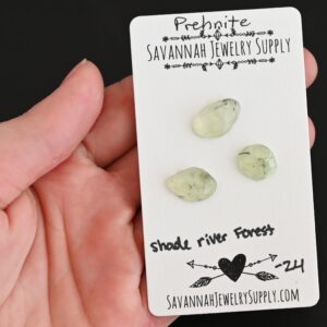 Rose Cut Prehnite Cabochons – Shade River Forest