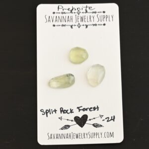 Rose Cut Prehnite Cabochons – Split Rock Forest