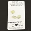 Sundarbans Forest Rose Cut Prehnite Cabochon Parcel shown on business card