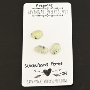 Rose Cut Prehnite Cabochons – Sundarbans Forest