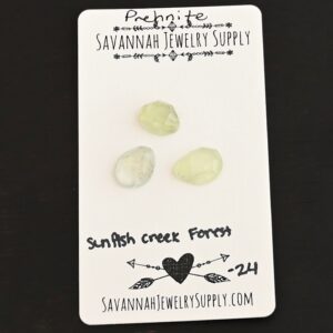 Rose Cut Prehnite Cabochons – Sunfish Creek Forest