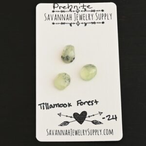 Rose Cut Prehnite Cabochons – Tillamook Forest