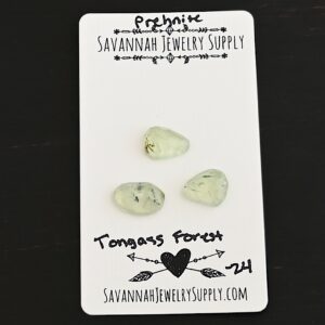 Rose Cut Prehnite Cabochons – Tongass Forest