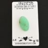 CA Chrysoprase Cabochon Parcel shown on business card
