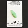 CC Chrysoprase Cabochon Parcel shown on business card