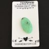 CE Chrysoprase Cabochon Parcel shown on business card