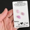 Azalea Rose Cut Kunzite Cabochon Parcel shown in hand