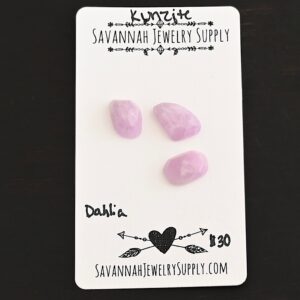 Rose Cut Kunzite Cabochons – Dahlia