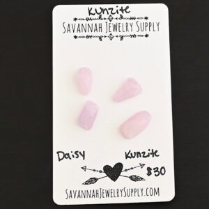 Rose Cut Kunzite Cabochons – Daisy