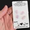 Daisy Rose Cut Kunzite Cabochon Parcel shown in hand