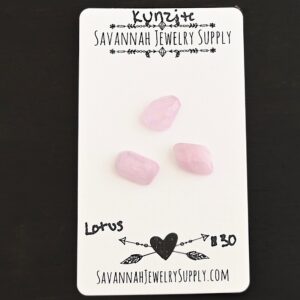 Rose Cut Kunzite Cabochons – Lotus
