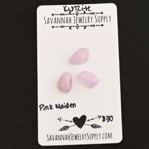 Rose Cut Kunzite Cabochons – Pink Maiden