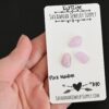 Pink Maiden Rose Cut Kunzite Cabochon Parcel shown in hand