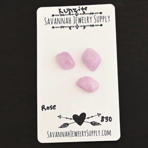 Rose Cut Kunzite Cabochons – Rose