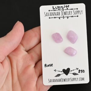 Rose Cut Kunzite Cabochons – Rose