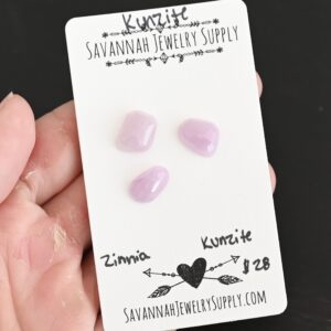 Rose Cut Kunzite Cabochons – Zinnia
