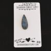 Illinois River Labradorite Cabochon Parcel shown on business card