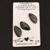 Mohawk River Labradorite Cabochon Parcel shown on business card