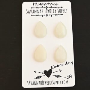Moonstone Cabochon Parcel – Embroidery