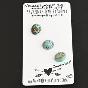 Turquoise Cabochon Parcel – Camembert