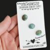 Camembert Turquoise Cabochon Parcel shown in hand