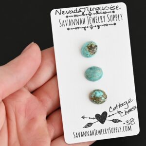 Turquoise Cabochon Parcel – Cottage Cheese