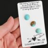 Monterey Jack Turquoise Cabochon Parcel shown in hand